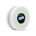 Yfwsrecinoe Upgraded Version Smoke Carbon Monoxide Alarm Detector, Battery-Operated Smoke and CO Alarm with Digital Display, Carbon Monoxide Detectors&Smoke Detector (2Pack) MFD: 2026-10-16