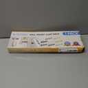 TICONN Wall Mounted Coat Rack, Five Heavy Duty Tri Hooks All Metal Construction for Jacket Coat Hat in Mudroom Entryway (White, 1-Pack)