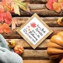 Fall Wooden Sign Every Leaf Speaks Bliss To Me Fluttering From The Autumn Tree Fall Wooden Decor Rustic Seasonal Thanksgiving Display Autumn Poetry Sign Autumns Decor for Farmhouse Shelf 5.9x5.9 inch