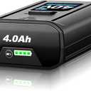 40V 4.0Ah Replacement Battery for Kobalt 40v Battery MAX 2540C-06, Rechargeable Lithium Ion Battery for Kobalt KB640-03 KB540C-06 KB245-06 KB240-06 Kb540-06 for Cordless Power Tools