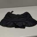 Tempt Me Women Ruched Ruffle Swim Skirt - 2025 Mid Rise Tummy Control Bikini Swimsuit Bathing Suit Skirt Bottom (Black, Medium)