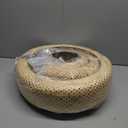 18.12" Bamboo Lamp Shade, Boho Handwoven Large Wicker Lampshade Chandelier for Floor Lamp,Pendant light Replacement Shade (3-ply 18.12 inch)