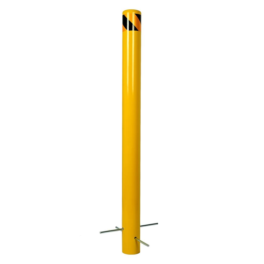 lukar Steel Bollard Post,58’’High 4-1/2’’ OD Safety Bollard