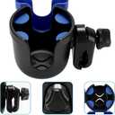 Accmor 2-in-1 Walker Cup Holder with Phone Holder, Wheelchair Cup Holder, Rollator Cup Holder, Cup Phone Holder for Walker, Wheelchair, Rollator, Mobility Scooter