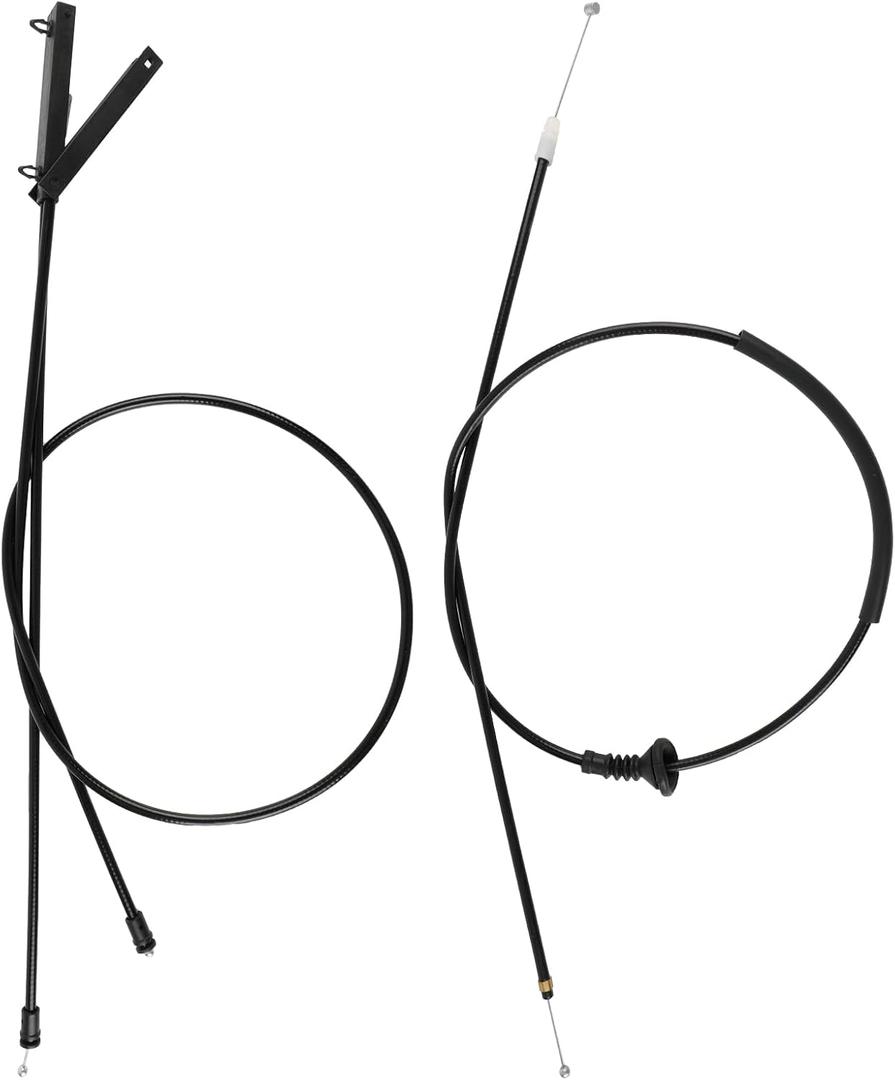 51232751378 51237148865 Hood Release Cable Set Compatible with MINI Cooper R56 2007-2013 Compatible with R55 2008-2015 Compatible with R57 2009-2015 Compatible with R58 2011-2015