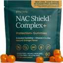Sugar-Free NAC Gummies for Kids and Adults with Vitamin C & Zinc - 60 Chews, Expiration Date 07/2028