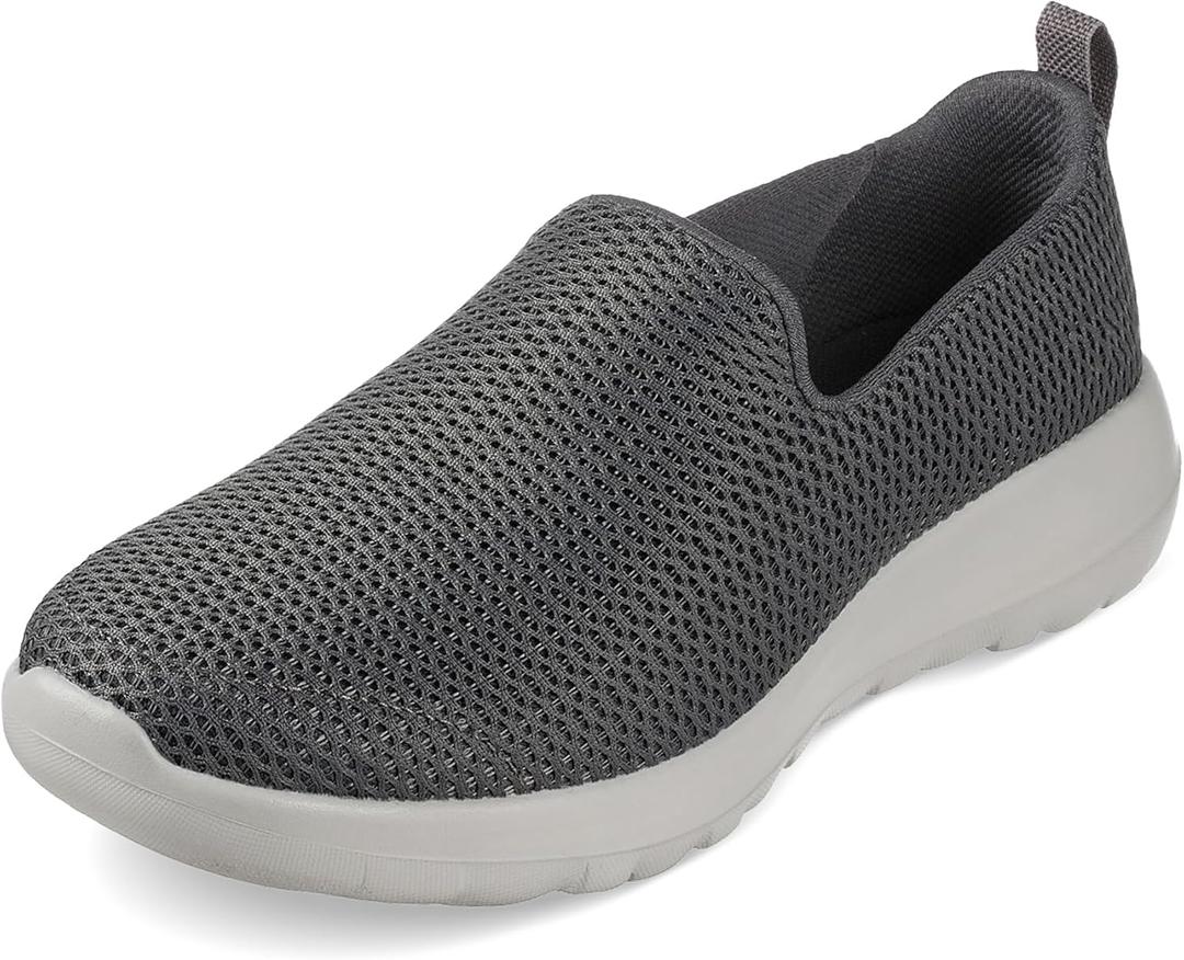 Skechers Women's Go Walk Joy Cushioning Sneakers (9 Wide, Charcoal)