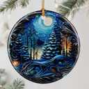3 x Christmas Ornament, Christmas Tree Decor & Perfect Holiday Decor  Heirloom Keepsake | Gift Exchange, Gift Idea (Moonlit Forest)