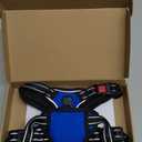 PHOEPET No Pull Dog Harness Medium Reflective Front Clip Vest with Handle,Adjustable 2 Metal Rings 3 Buckles,[Easy to Put on & Take Off](S, Royal Blue)