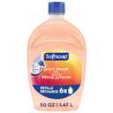 Softsoap Juicy Peach Liquid Hand Soap, Kitchen and Bathroom Hand Soap, Rich Fruity Scent, 50 fl oz Refill Bottle