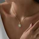 Bheop Cross Necklace for Women Trendy Dainty 14k Gold Silver Plated Cross Pendant Charm Necklace Chain Cute Christian Religious Faith Catholic Easter Jewelry Gifts