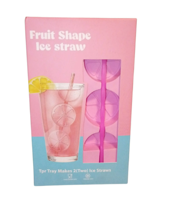 Ice Cube Straw Mold, Pack of 3