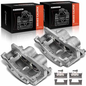 A-Premium Brake Caliper Assembly Replacement for GMC Savana 1500 2500, Sierra 1500 2500 & Chevrolet Silverado 1500 2500 3500 & Cadillac 2000-2013, Left and Right Side, with 4 Wheel Disc 2-PC