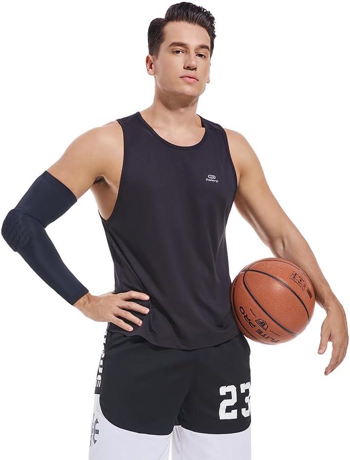 Professional Basketball Arm Sleeve - Compression Support, Joint Protection, Non-Slip, Breathable, Comfortable