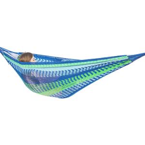 PNAEUT Mayan Hammock, Handwoven XL Thick Soft Rope Hammocks for Outdoor Indoor, Max 600 lbs Capacity, Tree Straps & Carabiners Included (Lake Superior)