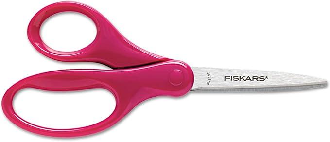 Fiskars 7" Student Scissors for Kids 12-14 - Scissors for School or Crafting - Back to School Supplies - Color May Vary
