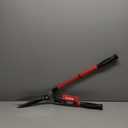TABOR TOOLS B212A Telescopic Hedge Shears with Wavy Blade and Extendable Steel Handles. Extendable Manual Hedge Clippers for Trimming Borders, Boxwood, and Tall Bushes