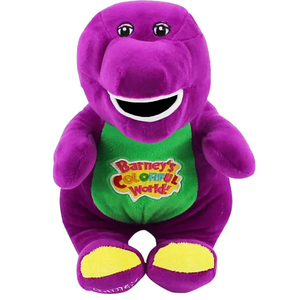Generic Barney Toys Singing Friend Barney Stuffed Animals Dinosaur Barney Singing I Love You Children's Plush Puppet Toy （15in）