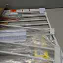 Cumbor 29.7-40.6" Baby Gate for Stairs, Mom's Choice Awards Winner-Dog Gate for Doorways, Pressure Mounted Auto-Close Pet Gates for Dogs Indoor, Safety Child Gate with Easy Walk Thru Door, White