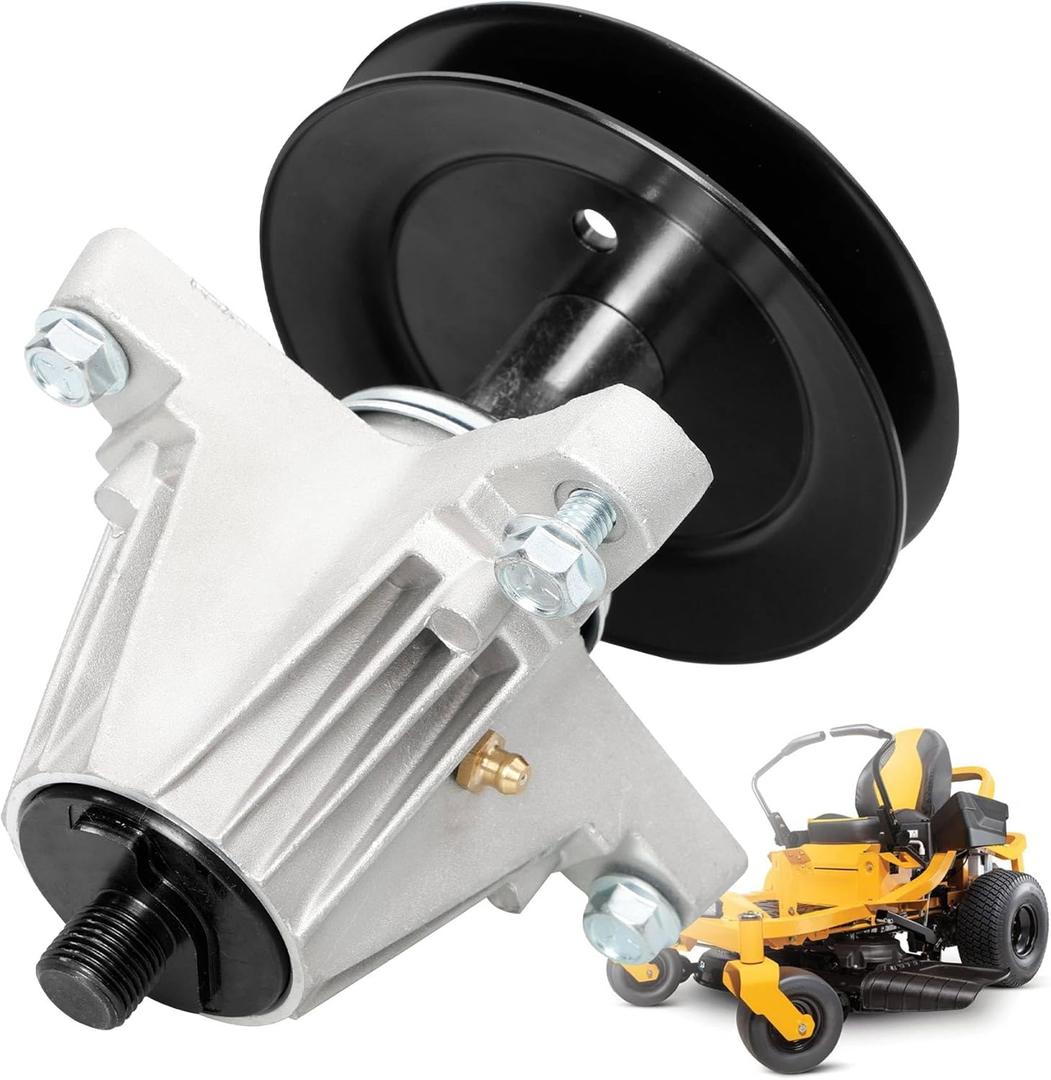 Deck Spindle Assembly Fit for Cub Cadet, MTD, Craftsman, Troy Bilt 50-Inch Deck Mowers - Fits ZT1-50, ZT2-50, Z5600, Z5650, Mustang Z50 - Includes Bolts & Threads- Replaces 618-09256, 618P09256