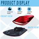 LED Tail Light Lamp Assembly For Mercedes Benz W205 C Class C300 C400 C63 AMG 2015 2016 2017 2018 2059062102 Rear Tail lamp Bake Lamp Right Passenger Side (Right Passenger Side)