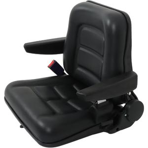 GXYWADY Universal Adjustable Forklift Seat Replacement for Excavator Forklift Tractor Skid Loader Backhoe Dozer Telehandler
