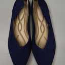TINGRISE Women's Flats Shoes Pointed Toe Knit Ballet Comfortable Dressy Slip On Flat Size 9