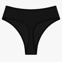 Womens High Waisted Thong Bikini Bottoms Swimsuit Bottoms High Cut Rave Bottoms Size S
