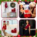 2 x VitalCozy 3 Pcs Snowflake Bathroom Towel Set 100% Cotton with 1 Bath Towels, 1 Hand, 1 Wash Cloth Winter Red Snowflake Embroidered Holiday Decorative for Kitchen Bath Dish Drying Cleaning