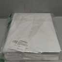 Axidou 8.5 x 5.5 Inch Half Sheet Shipping Labels for Laser and Inkjet Printers, 600 Labels/300 Page (2 Labels/Page), Permanent Self Adhesive Mailing Labels for Printer