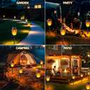 Solar Lights Outdoor 12 Pack, Solar Torch Light with Flickering Flame, Waterproof Outdoor Lighting Solar Powered Pathway Lights, Decoration Lighting for Garden Yard Patio, Auto On/Off