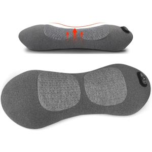Back Massager with Heat &Vibrating Massage AirbagTraction,Back Support Pillow for Relief Deep Tissue