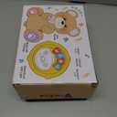 V-Opitos Stuffed Bear Musical Toys for Baby 6-12 Months+, Early Learning Light up Music Drum, Perfect Christmas Birthday Gifts for Boy & Girl Age 1, 2 Years Old