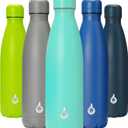BJPKPK Stainless Steel Water Bottles 17oz Insulated Water Bottle for Travel,Turquoise