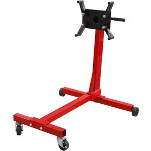 BIG RED T24541 Torin Steel Rotating Engine Stand with 360 Degree Rotating Head: 1/2 Ton (1,000 lb) Capacity, Red