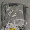 Yeaqee 10 Pack Metallic Paper Gift Bags with Handles Tissue Paper Thank You 5 Senses Gift Bag for Birthday Wedding Baby Shower Groomsmen Bridal Anniversary Favor 9 x 7 x 3.15''(Grey, Black)