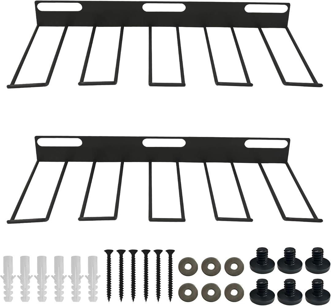 Resin Storage Shed Shelves Accessory,Wall Mount Tool Storage Rack with EZ Bolt Assembly for Suncast Select Outdoor Shed Models Wall Mount Tool Organizer for Hanging Lawn and Garden Tools
