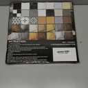 20-Pack Peel and Stick Floor Tiles Vinyl Floor 12 x 12 inch Self Adhesive Waterproof Glossy Flooring Planks DIY for Bathroom, Kitchen, Living Room, RV, Cover 20 Sq. Ft, Polish White Marble