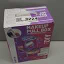 deAO 3 in 1 Toddler Vanity Makeup Table Girls Vanity & Suitcase Set with Fashion Accessories Pretend Play Travel Suitcase Fashion Beauty Set for Girls