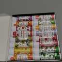 VISRIE 16 Pack Lip Balm, Natural Lip Balm Bulk with Vitamin E and Coconut Oil, Bulk Moisturizing Lip Balms for Dry Lips-16 Flavors