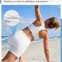 Ommiivex Women Swim Shorts 5 Inches High Waist Extremely Stretch Softness Quick Dry for Pool Beach Board Summer Vacation