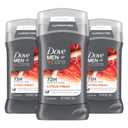 DOVE MEN + CARE Aluminum Free Deodorant for Men 3 Pack Summer Citrus Deodorant for Men 3 oz