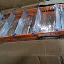 LEADALLWAY Insulation Fiberglass 5 Step Ladder for Electricians 49" high Aluminum Step Stool 330lbs Capacity