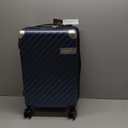 LUGGEX Luggage with Spinner Wheels, Polycarbonate Expandable Hard Shell Suitcase, Carry On 20 Inch, Blue