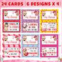 24PCS Valentines Day Cards for Kids School Classroom with Cat & Dog Jigsaw Puzzles Toys Birthday Gifts Party Favors for Toddlers Boys Girls Goodie Bag Stuffers Treat Bulk Valentine Day Exchange Gifts