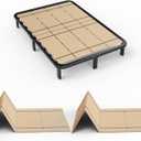 Imperijade   & Thickest  Premium 10mm Premium (76'x 54' Full Size) | Full Bunkie Board| Bed Support Slats | Bed Board | Modular Portability Design, Easy Setup | Full