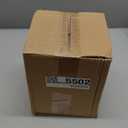 YANWE1 Ribbed Glass Vase, Flower Vase, Fluted Clear Vases for Flowers, Modern Vases for Living Room, Dining Table, Entryway, Shelf, Wedding, Office, Coffee Table, Birthday, 7.5 Inches