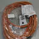 50ft Outdoor/Indoor Extension Cord 12/3 Gauge Extra Heavy Duty 3 Prong SJTW, Waterproof, ETL Listed, Flexible Cold-Resistant Long Power Cord,15A 125V 1875W, Orange by LifeSupplyUSA