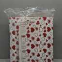 Tenceur 100 Pieces Valentine's Day Cookie Boxes with Window & Lid 12.5 x 5.5 x 2.5 Inch Red and White heart Bakery Boxes Valentine's Day Candy Treat Food Container for Xmas Gift Wrapping Party Favor