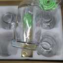 Coffee Bar Accessories, Coffee Syrup Dispenser - 4pack,16.9oz Syrup Dispenser with Labels,Syrup Pump Dispenser for Coffee Bar(Gold Pump)